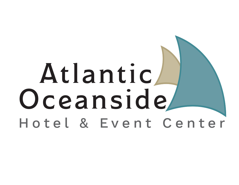 The Logo for the Atlantic Oceanside HoteThe Logo for the Atlantic Oceanside Hotel and Event Center in Bar Harbor Maine.l and Event Center